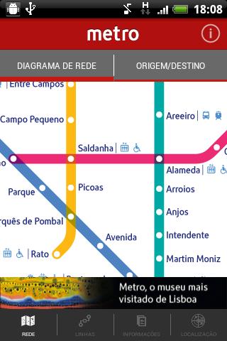 Lisbon Metro Official App