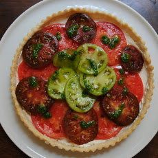 Heirloom Tomato and Lemon Mascarpone Tart