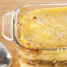 Polenta Gratin with Mushroom Bolognese