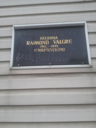 Composer Raimond Valgre Childhood Home