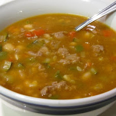 Turkey Sausage White Chili