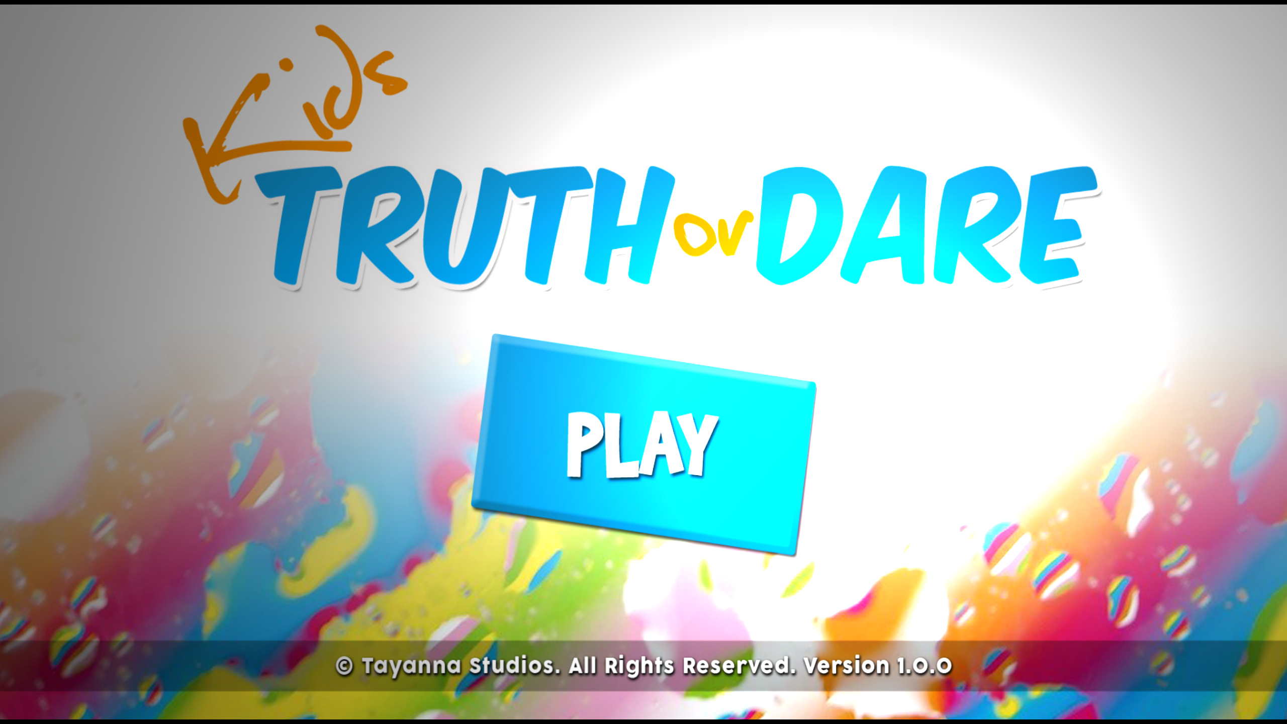 Android application Kids Games: Truth or Dare! screenshort