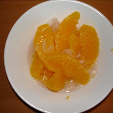 Oranges in Sweet Rose Water