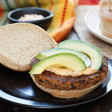 Spicy Black Bean Burgers with Chipotle Mayonnaise