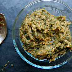 Roasted Kale and Eggplant Tapenade
