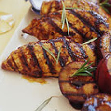 Deviled Chicken and Grilled Stone Fruit