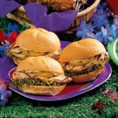 Luau Chicken Sandwiches