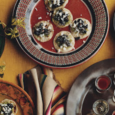 Mini Tortillas with Corn Mushrooms and Fresh Tomatillo Salsa