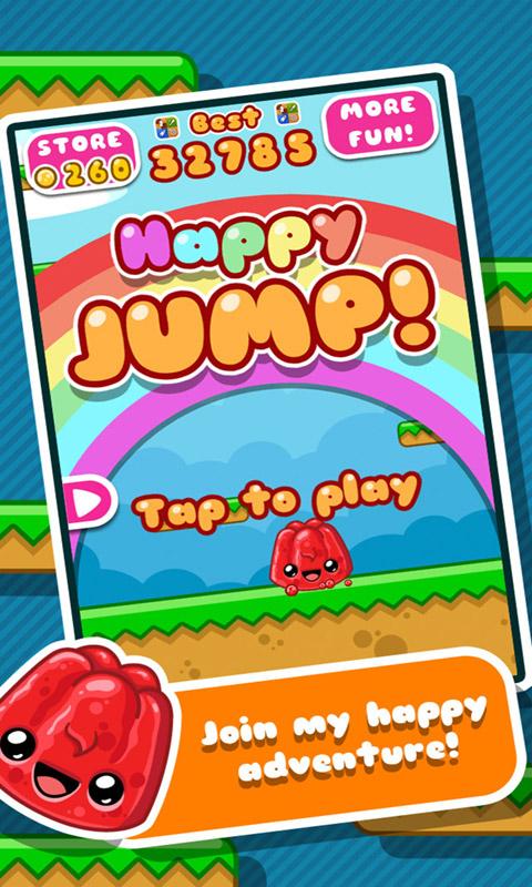 Android application Happy Jump screenshort
