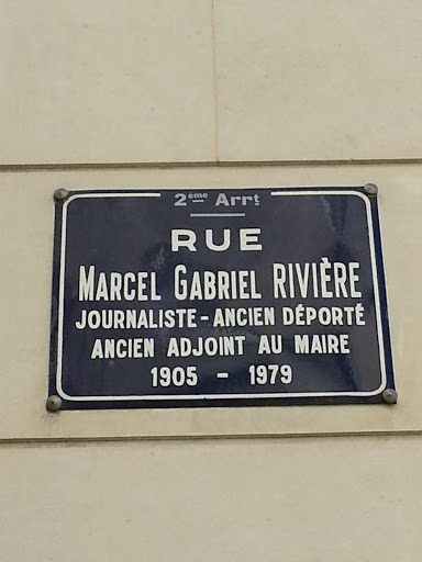 Hommage à Marcel Gabriel Rivière