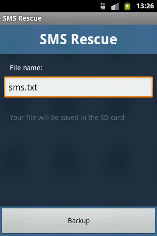 SMS Rescue