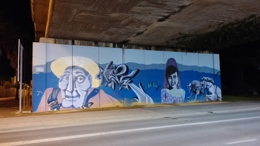Graffiti Puente De Arcos Izquierdo