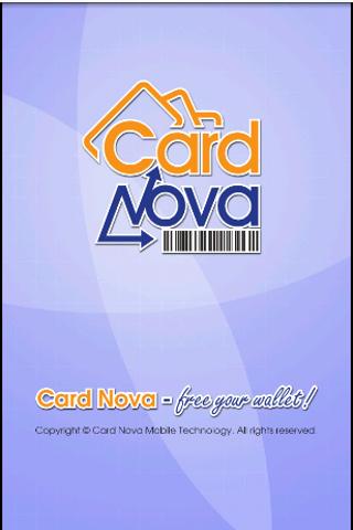 Card Nova Loyalty Card Manager