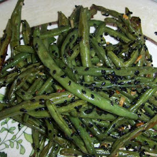 Sesame Roasted Green Beans