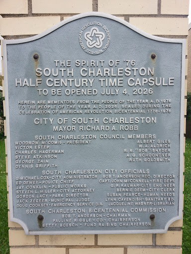 South Charleston Time Capsule