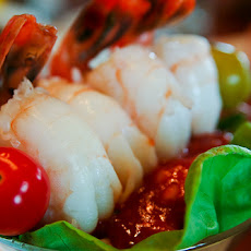 Shrimp Cocktail in a Tomato Shell