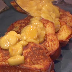French Toast with Rum Bananas