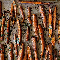 Pomegranate Roasted Carrots
