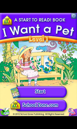 I Want a Pet - Start to Read