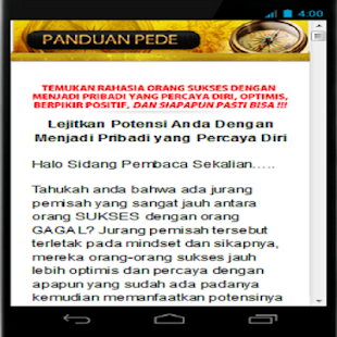 How to download Panduan Percaya Diri ( PeDe ) 0.1 apk for bluestacks