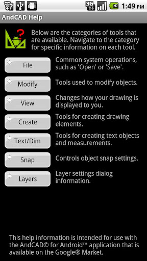 AndCAD Help