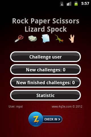 Rock Paper Scissor LizardSpock