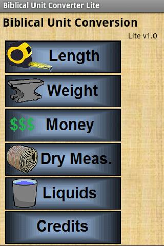 Biblical Unit Conversion Lite