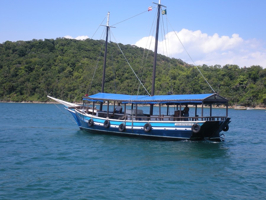 blue boat by Anderson Soares - Transportation Boats