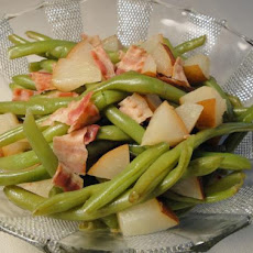 Green Beans and Pears With Bacon