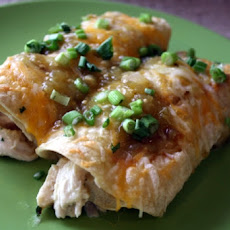 Spicy Chicken Enchiladas Verde