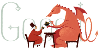 Google Doodle St. David's Day 2014