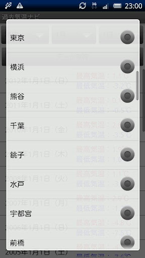 過去気温ナビ