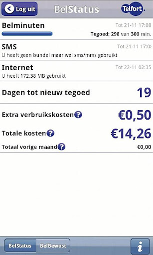 telfort-belstatus for android screenshot
