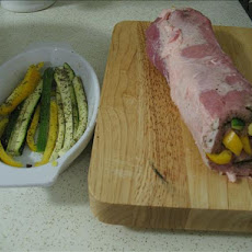 Roast Stuffed W/Summer Vegetables (Arrosto Di Vitello Variegato