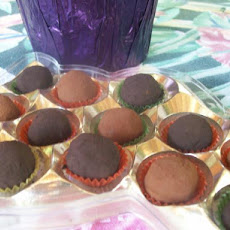 Bittersweet Chocolate-Cassis Truffles