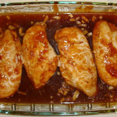 Sticky Peachy Chicken