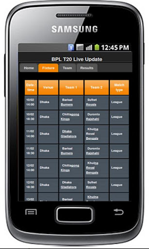 BPL T20 Cricket Live Update