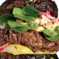 Stuffed Lamb Burger