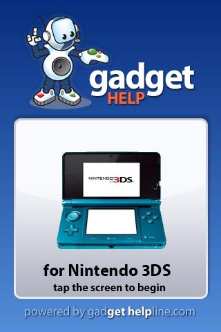 Nintendo 3DS Gadget Help