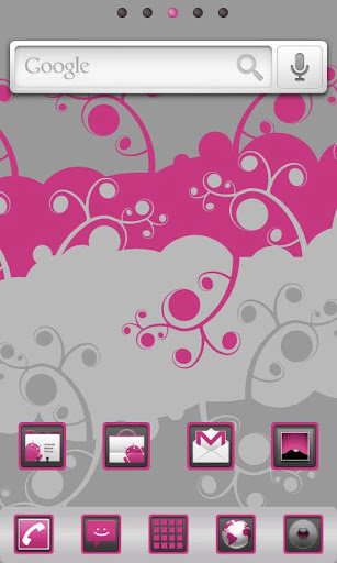 Magenta Go Launcher EX Theme