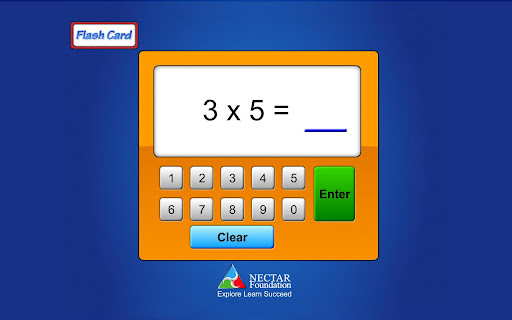 Flash Card Multiplication