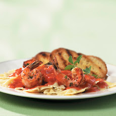 Farfalle With Herb-marinated Grilled Shrimp