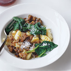 Gnocchi with Sausage and Spinach