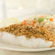 Lemony Walnut-crusted Fish Fillets