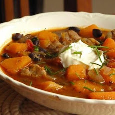 Butternut Squash and Turkey Chili