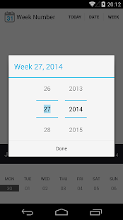 How to install Week Number 2.0 unlimited apk for pc