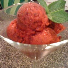 Sour Cherry Sorbet