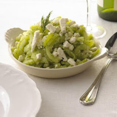 Fat Free Feta and Cucumber Saute
