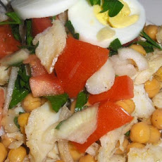 Portuguese Chickpea and Cod Salad