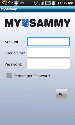 Mobile MySammy Manager